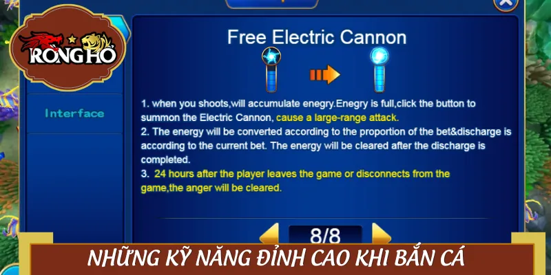 Mở khóa kỹ năng bắn cá thần sầu bằng kỹ năng