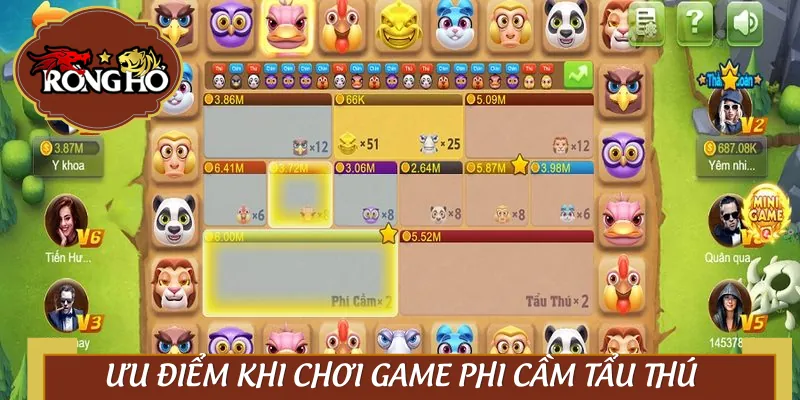 Thú vui của việc chơi game Phi Cầm Tẩu Thú
